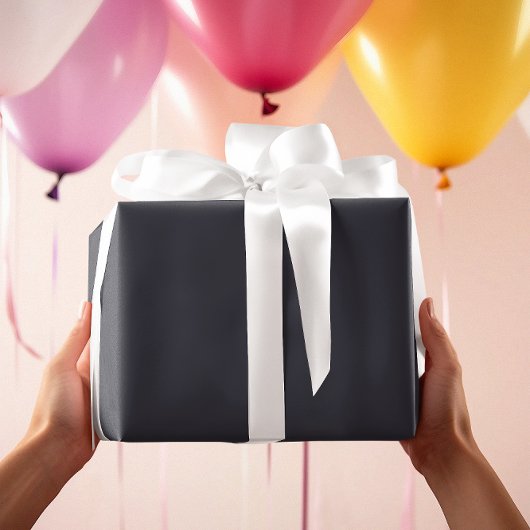 Tijdloos - Donker Blauwachtig Grijs Inpakpapier