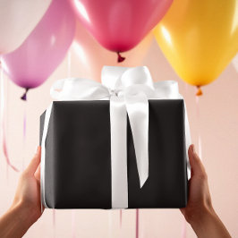 Tijdloos - Donker Carbon Zwart inpakpapier