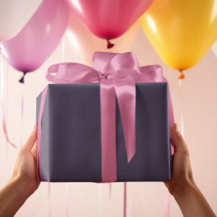 Tijdloos - Donker Mystic Grey Wrapping Papier