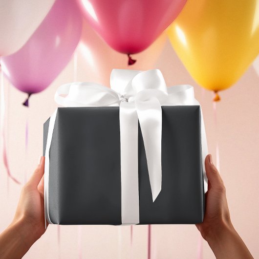 Tijdloos - Donkergrijs Inpakpapier