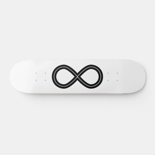 Tijdloos Elegant Infinite Design Persoonlijk Skateboard (Horizontaal)