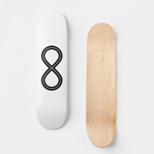Tijdloos Elegant Infinite Design Persoonlijk Skateboard (Voorkant)