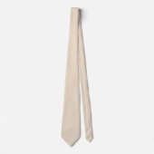 Tijdloos - Elegante Crème Knoopdas Stropdas (Voorkant)