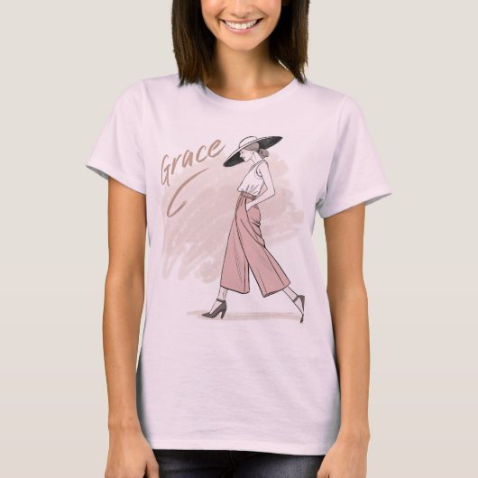 Tijdloos elegantie T-shirt (Voorkant)