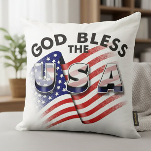 Tijdloos erfgoed: Noodlijdende Amerikaanse vlag ku Kussen