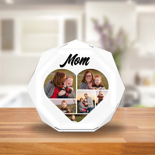 Tijdloos Familie Collage Gift voor Mam Fotoblokken