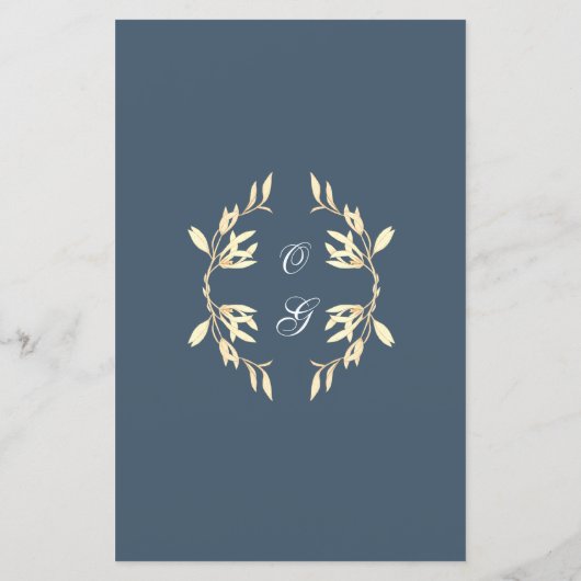 Tijdloos Floral Symphony Budget Menu (Achterkant)