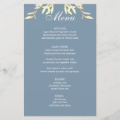 Tijdloos Floral Symphony Budget Menu (Voorkant)