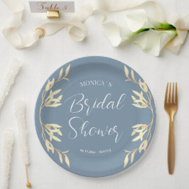 Tijdloos Floral Symphony Vrijgezellenfeest Papieren Bordje