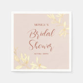 Tijdloos Floral Symphony Vrijgezellenfeest Servet (Voorkant)