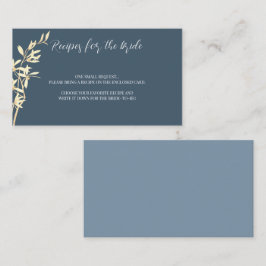 Tijdloos florale symfonie recept aanvraag notitiekaartje