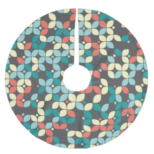 Tijdloos geometrisch naadloos patroon, abstract de kerstboom rok