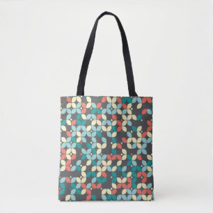 Tijdloos geometrisch naadloos patroon, abstract de tote bag