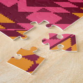 Tijdloos geometrisch: naadloos patroon legpuzzel (Zijkant)