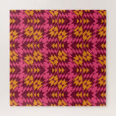 Tijdloos geometrisch: naadloos patroon legpuzzel (Horizontaal)