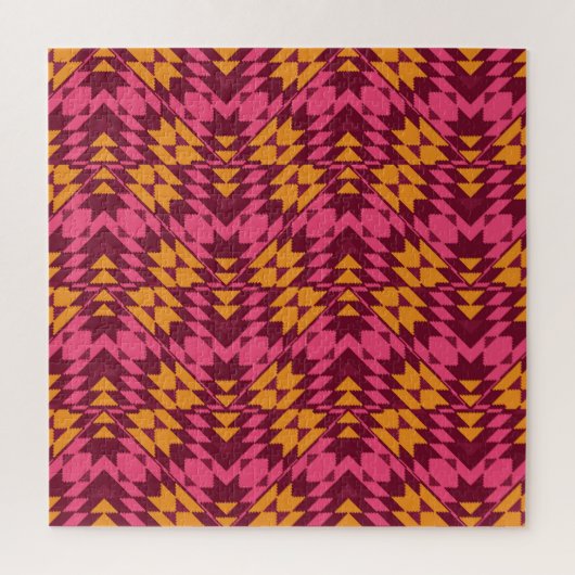 Tijdloos geometrisch: naadloos patroon legpuzzel (Verticaal)