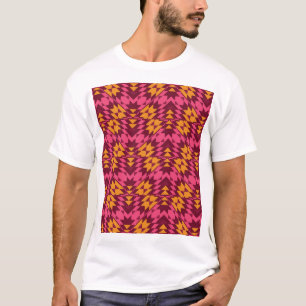 Tijdloos geometrisch: naadloos patroon t-shirt