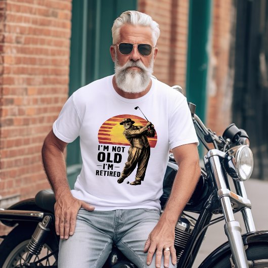 Tijdloos gepensioneerd golf T-shirt