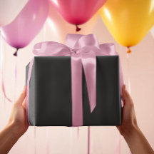 Tijdloos - grijsachtig zwart inpakpapier