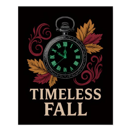 Tijdloos Herfst Poster (Voorkant)
