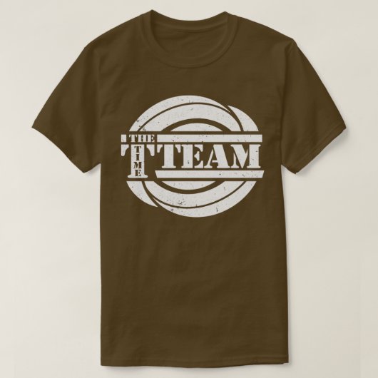Tijdloos het Team van de Tijd T-shirt (Design voorkant)