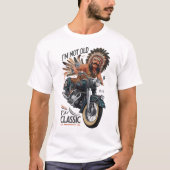 Tijdloos icoon: niet oud, maar legendarisch t-shirt (Voorkant)