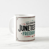 tijdloos juni | Dag van de Vrijheid Koffiemok (Voorkant links)