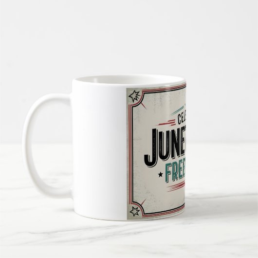 tijdloos juni | Dag van de Vrijheid Koffiemok (Links)