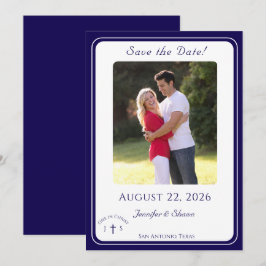 Tijdloos katholiek gewijzigde trouw save the date