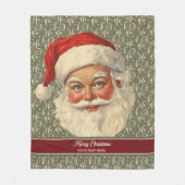 Tijdloos Kerstman Fleece Kerstcadeau (Voorkant)