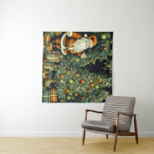 Tijdloos kerstwandtapijt wandkleed (In Situ (horizontaal))