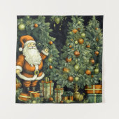 Tijdloos kerstwandtapijt wandkleed (Voorkant)