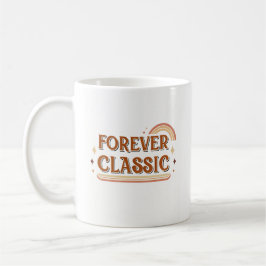 Tijdloos Klassiek – Minimale Retro Typografie iMug Koffiemok