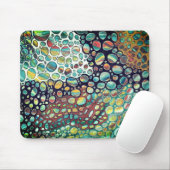 Tijdloos kleurrijk beschermwerk muismat (Met muis)