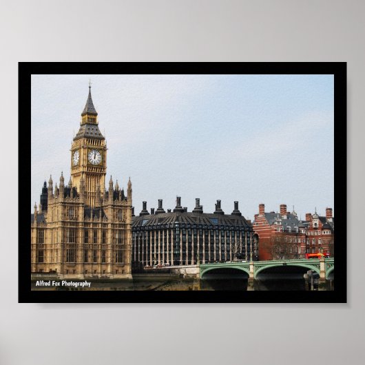 Tijdloos Londen Poster (Voorkant)
