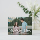 Tijdloos Manuscript eenvoudig sparen het Briefkaar Briefkaart (Staand voorkant)