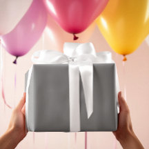 Tijdloos - Medium grijs inpakpapier