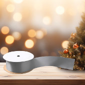 Tijdloos - Medium grijs satijnen lint