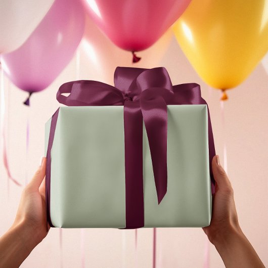 Tijdloos - Misty Sage Wrapping Paper Cadeaupapier