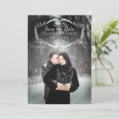 Tijdloos | Modern Klassieke Foto Save the Date (Staand voorkant)