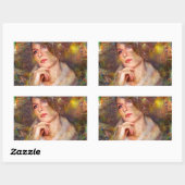 Tijdloos moment rechthoekige sticker (Vel)