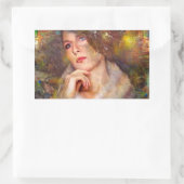 Tijdloos moment rechthoekige sticker (Tas)