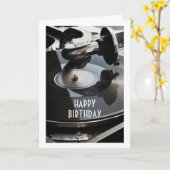 ***TIJDLOOS*** NET ALS "JIJ" GELUKKIGE VERJAARDAG KAART (Gele Bloem)