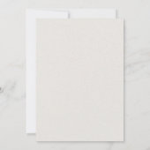 Tijdloos Neutraal Beige Elegant Engagement Party Kaart (Achterkant)