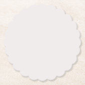 Tijdloos, neutraal, Romantisch blos roze bruiloft Kartonnen Onderzetters (Voorkant)