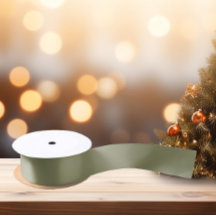 Tijdloos - Olive Satijnen Lint