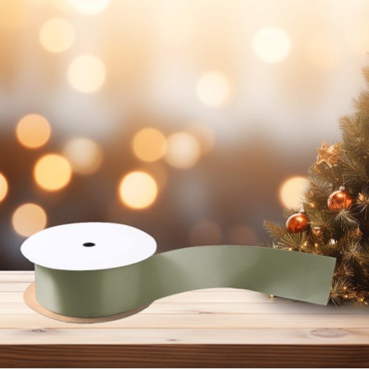 Tijdloos - Olive Satijnen Lint