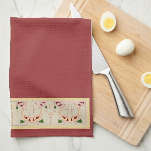 Tijdloos opvolger grafisch ontwerp theedoek (Quarter Fold)