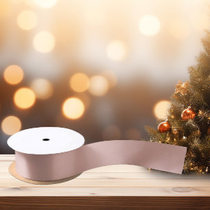 Tijdloos - perzik roze satijnen lint