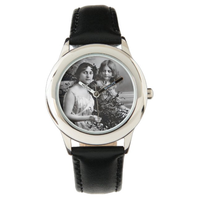 Tijdloos portret van moeder en dochter horloge (Voorkant)